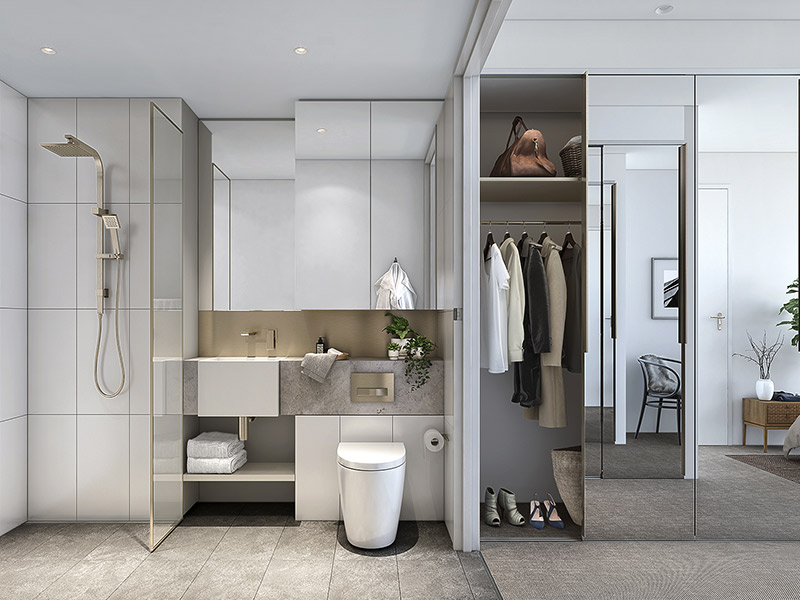 Aspire Melbourne - Bathroom render