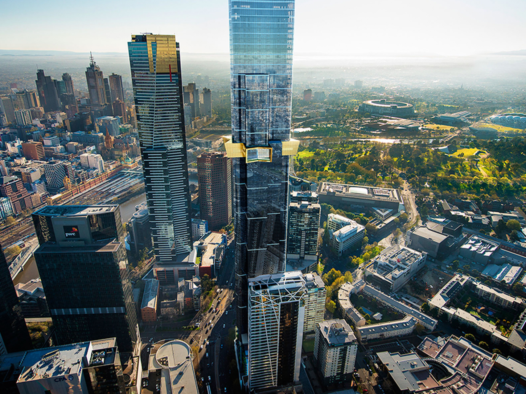 Melbourne 108 building in Southbank